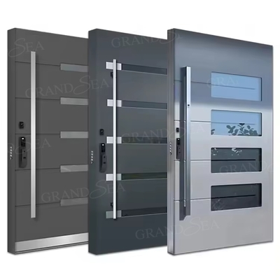 Italian Front Door Design Villa Pivot Entrance Security Luxury Front Pivot Door Modern Entry Black Porta Aluminum Pivot Door