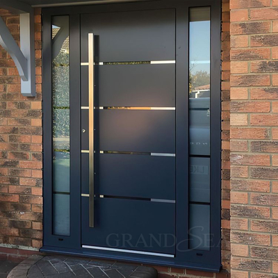 Italian Front Door Design Villa Pivot Entrance Security Luxury Front Pivot Door Modern Entry Black Porta Aluminum Pivot Door