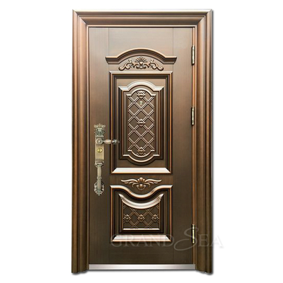 United Kingdom Style Class a Burglar Latest Design Fire Rated Main Exterior Security Steel Doors for Villa