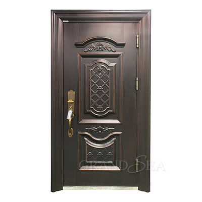 United Kingdom Style Class a Burglar Latest Design Fire Rated Main Exterior Security Steel Doors for Villa