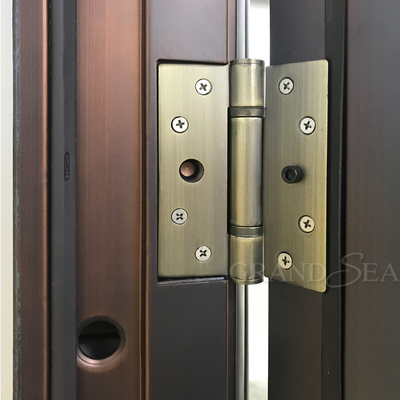 United Kingdom Style Class a Burglar Latest Design Fire Rated Main Exterior Security Steel Doors for Villa