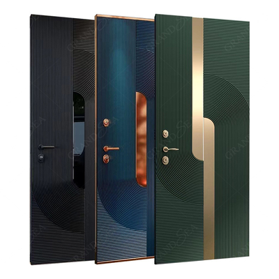 Hot Sales House Main Big Iron Stainless Steel Luxurious Cast Aluminum Modern Entry Exterior Entrance Door Pivot