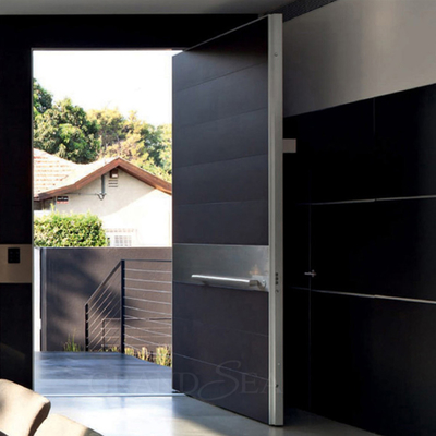 Luxury Villa Top Quality Steel Door Entry Modern Lock System Stainless Steel Front Entrance Pivot Door