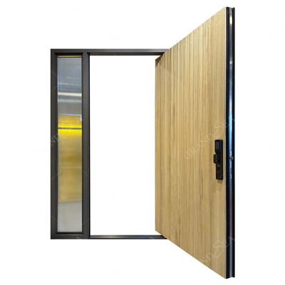 Italian Front Door Design Villa Pivot Entrance Security Luxury Front Pivot Door Modern Entry Black Aluminum Pivot Door