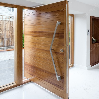 Cheap Price Sturdy and Stylish Insulation Wooden Stainless Steel High End Aluminum Pivot Door Residential
