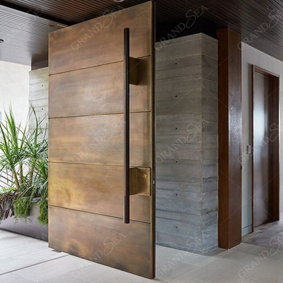 Cheap Price Sturdy and Stylish Insulation Wooden Stainless Steel High End Aluminum Pivot Door Residential