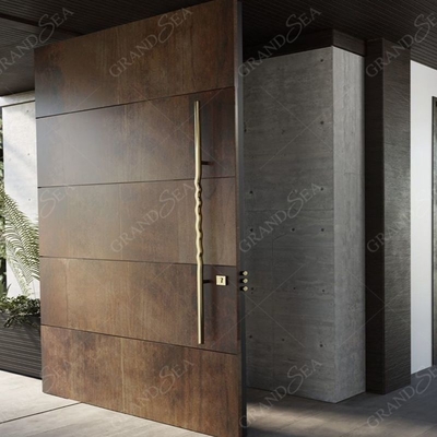 Cheap Price Sturdy and Stylish Insulation Wooden Stainless Steel High End Aluminum Pivot Door Residential