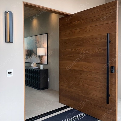 Cheap Price Sturdy and Stylish Insulation Wooden Stainless Steel High End Aluminum Pivot Door Residential