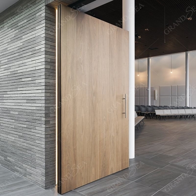 Cheap Price Sturdy and Stylish Insulation Wooden Stainless Steel High End Aluminum Pivot Door Residential