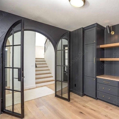 Latest Modern Screen Custom Turkey Price Room French Cast Iron Oven Door  Wrought Iron Internal French Door for Houses