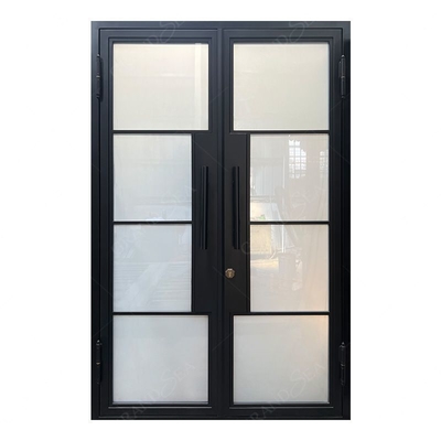 Latest Modern Screen Custom Turkey Price Room French Cast Iron Oven Door  Wrought Iron Internal French Door for Houses