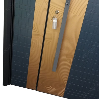 Top Grade Classical Security Stainless Steel Single Swing Entry Door External Main Front Entry Stainless Steel Security Doors