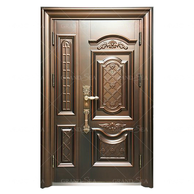 Metal Steel Doors Front Entry Metal Door Exterior Waterproof High Quality From China Steel Security Doors for Home