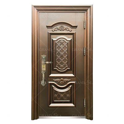 Metal Steel Doors Front Entry Metal Door Exterior Waterproof High Quality From China Steel Security Doors for Home