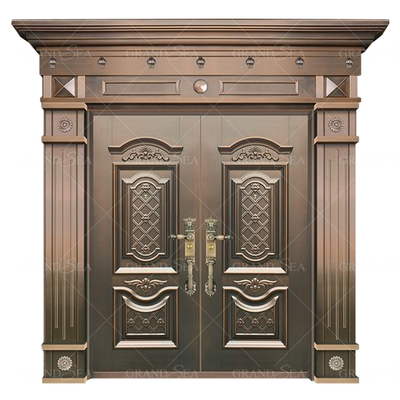 Metal Steel Doors Front Entry Metal Door Exterior Waterproof High Quality From China Steel Security Doors for Home
