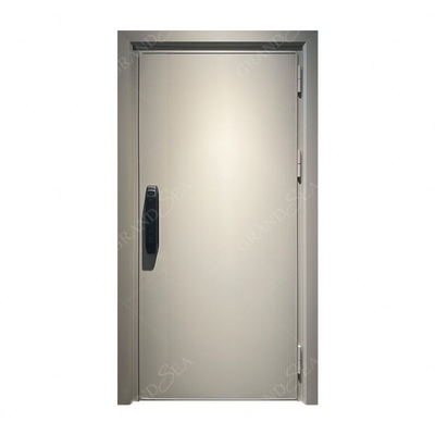 GRANDSEA Modern Pure White Color Warm Cream Style House Main Front High Security Stainless Steel Entry Door