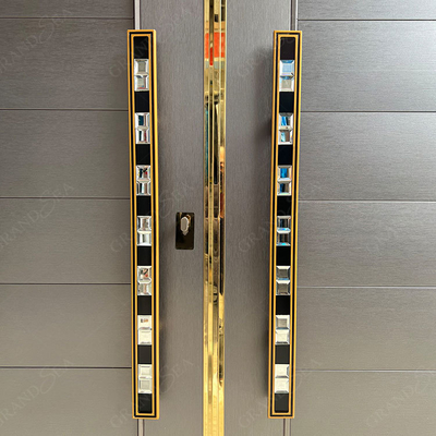 New Listed Modern Style Double Leaf Safety Emergency Exit Metal Door Fire Rated Strong Stainless Steel Door