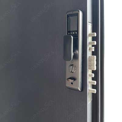 American  Style Luxury Design High Quality Low Price Single Double Exterior Security Steel Door Price