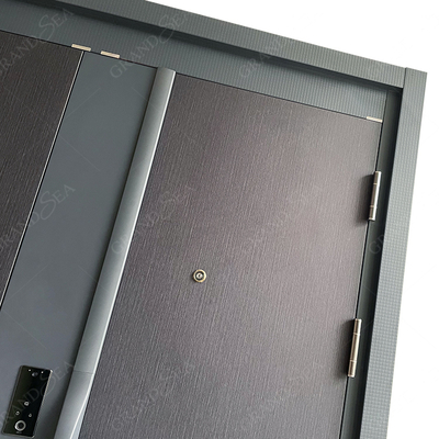 American  Style Luxury Design High Quality Low Price Single Double Exterior Security Steel Door Price