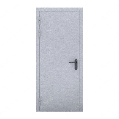Turkey Flat Design Sound-Proof Metal Iron Front Entry Door Security Main Fire Doors Homes Entrance With Door Handle