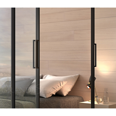 European Standard Design Frameless Aluminum Interior Noiseless Sliding Door for Kitchen