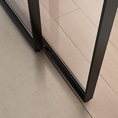 European Standard Design Frameless Aluminum Interior Noiseless Sliding Door for Kitchen