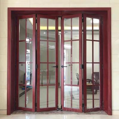 Grandsea Hot Sale Aluminum Sectional Design Glass Folding Doors for Houses