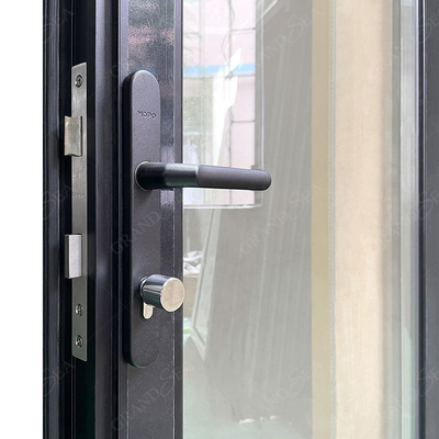 Good Sealing Performance Thermal Insulated Aluminum Swing Glass Door Hinged Single Double Doors French Style Front Casement Door