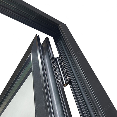Good Sealing Performance Thermal Insulated Aluminum Swing Glass Door Hinged Single Double Doors French Style Front Casement Door